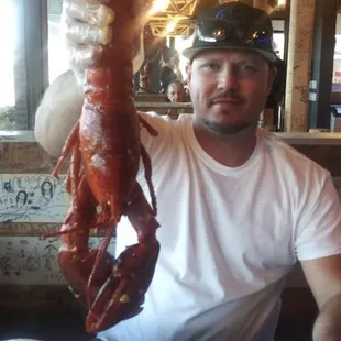 Big lobster at Shell Shock  Sea Food House