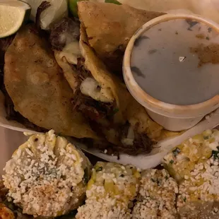 Birria Tacos with Consummé