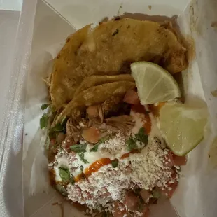 1 Pollo Taco &amp; Chicken Birria
