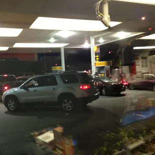 Very cheap gas prices and awesome food!