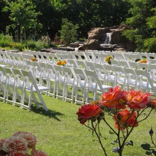 Beautiful setting for an outdoor wedding!