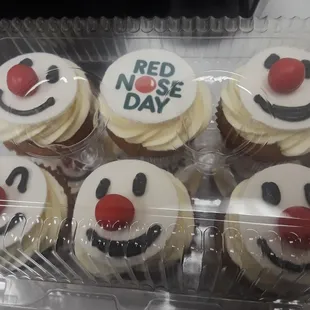 Thank you from Walgreens the employees enjoyed the Red Nose Day cupcakes