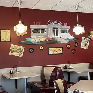 the dining area