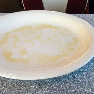 The grease that my bacon was sitting in