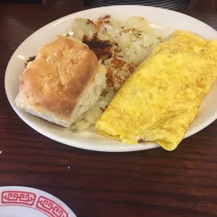 Bacon Cheese Omlet