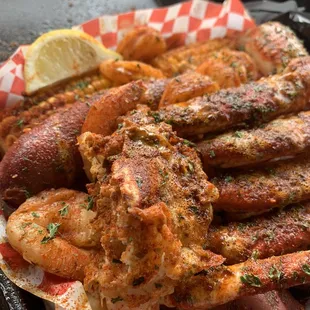 Cajun munch platter