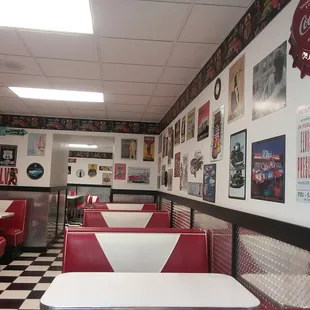 the interior of the restaurant