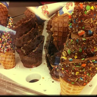 Hand dipped cones