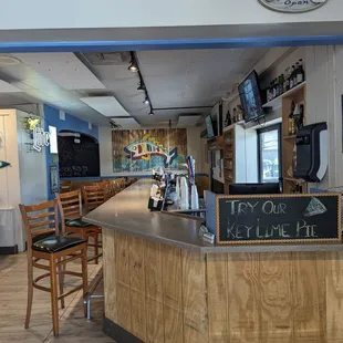 he bar area