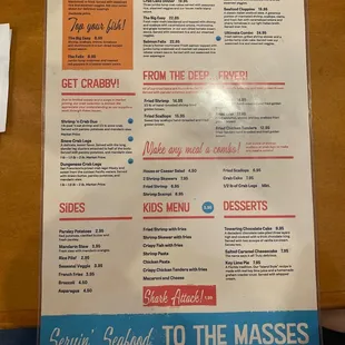 menu is fullllllll
