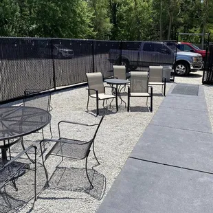 tables and chairs
