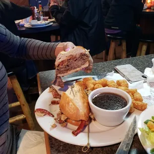 Prime philly cheese steak sandwich
