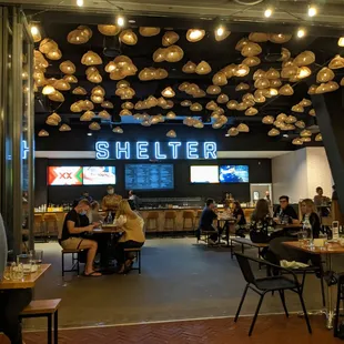 Shelter set-up highlighting spacious indoor seating from my outdoor seat