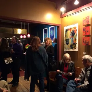 See?  Great intermission mingling!