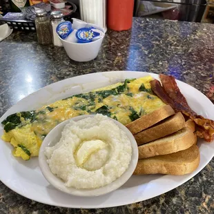 Vegetarian omelette