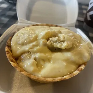 Sweet banana pudding