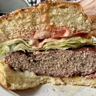 Cheeseburger on Brioche Bun