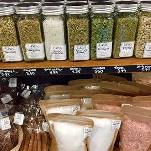 Decent selection of spices @ Shemali's