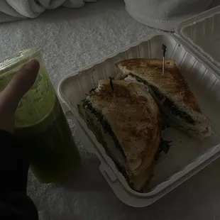 Turkey Melt Sandwich Detox Juice