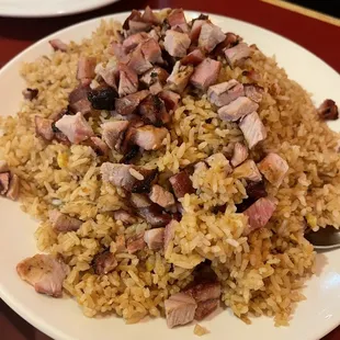 Pork fried rice.