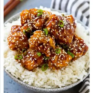 This is what sesame chicken ACTUALLY looks like