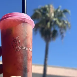 Custom fruit tea