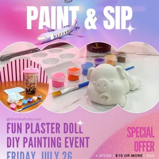 DIY Paint &amp; Sip