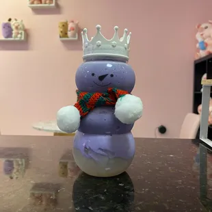 Snowman bubble tea @shenteaboba.com