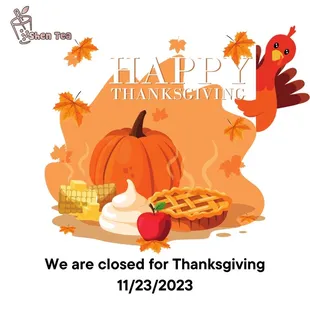 Happy Thanksgiving.