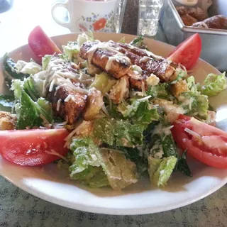 Blackened Salmon Caesar Salad