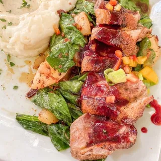 Raspberry-Chipotle Duck