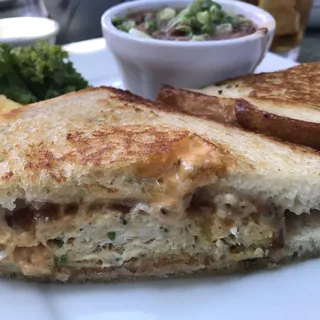 Crab Cake Melt Lunch Sandwich