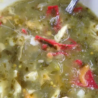 Cup of Chicken Tomatillo Soup