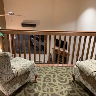 Upstairs sitting area.