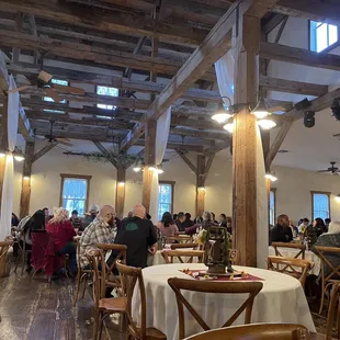 Inside the event venue