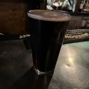 What they pass off as a pint of Guinness.