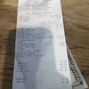 Receipt of deceit