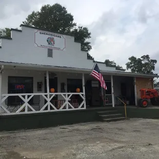 the front of the store