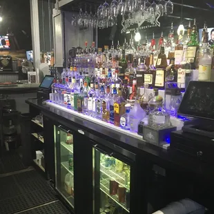 Full bar, all of your favorite flavored vodkas