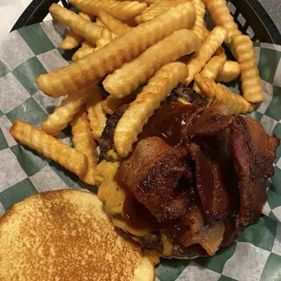 Bellarmine Burger --- plenty of food for one person