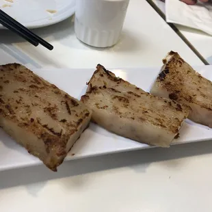 Pan Fried Radish Cake