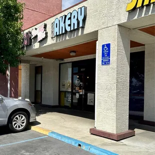 Storefront kind of tucked away