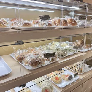 a variety of baked goods