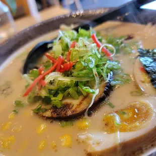 Tonkotsu ramen, soooooo good