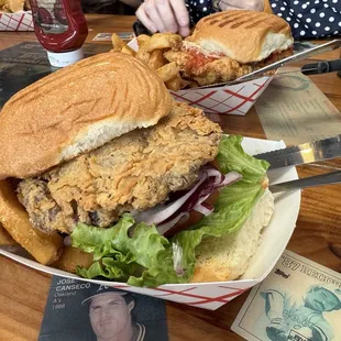Chicken Fried Steak Sandwich