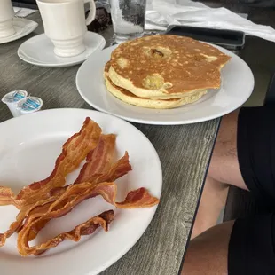bacon and pancakes