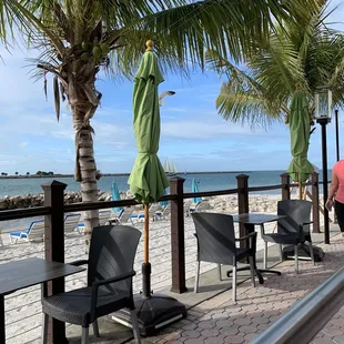 View from our breakfast table.