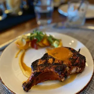 $28 Pork Al Pastor (12oz bone-in chop)