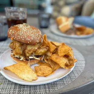 Crispy Rock Cod Sandwich