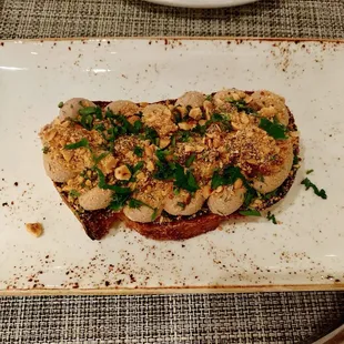 Chicken Liver Mousse Tartine